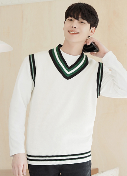 フレッシュVネックベスト<br><font style=font-size:11px;color:#595959>フリーサイズ(95~100)<*font><br></font>