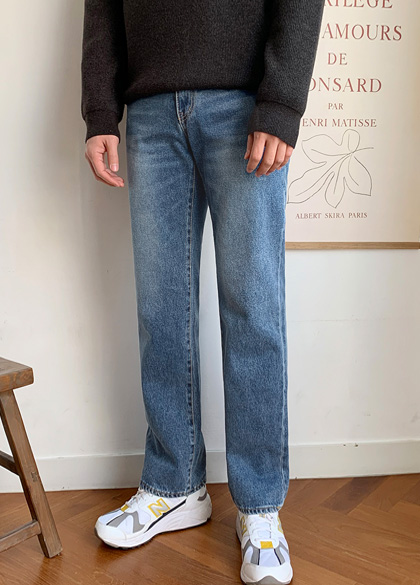 フィリングセミワイドデニムパンツ<br><font style=font-size:11px;color:#595959>S～XL(28～34)<*font><br></font>