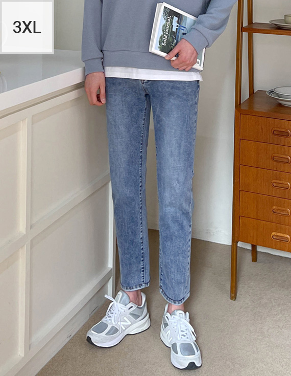 ユーアルビーテーパードフィットゴムデニムジン<br><font style=font-size:11px;color:#595959>1~6(28~38)<*font><br></font>