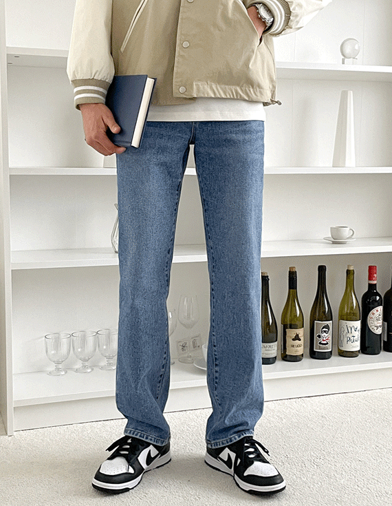 レチウムセミワイドデニムジン<br><font style=font-size:11px;color:#595959>.S～XL(28～34)<*font><br></font>