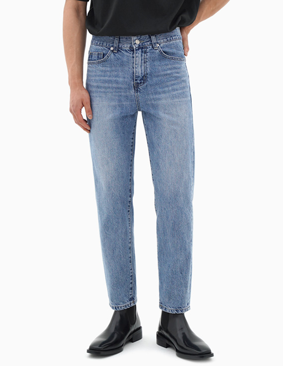 #0006*ESSENTAIL BLUE straight fit