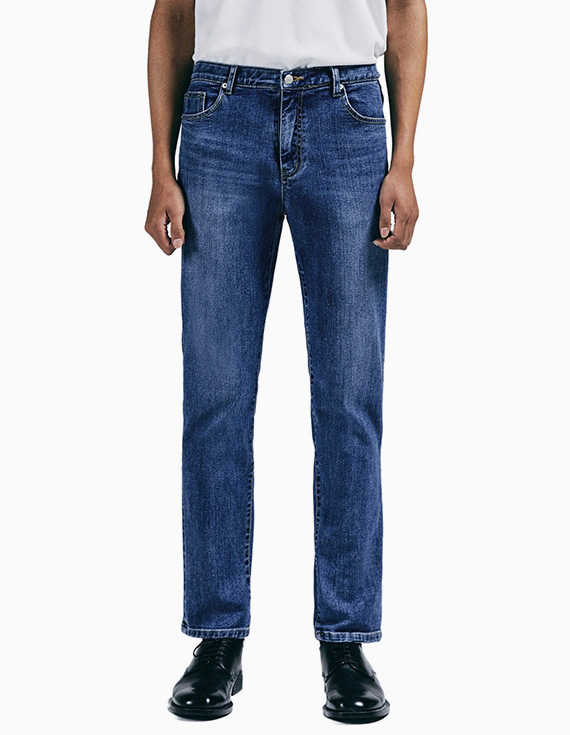 #0007*ARVIND-1 LYCRA slim straight fit