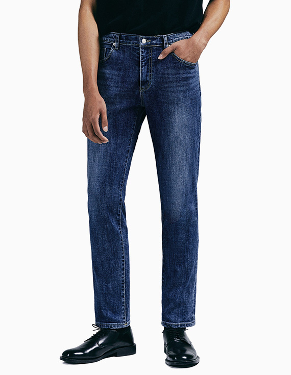 #0008*ARVIND-2 LYCRA slim straight fit