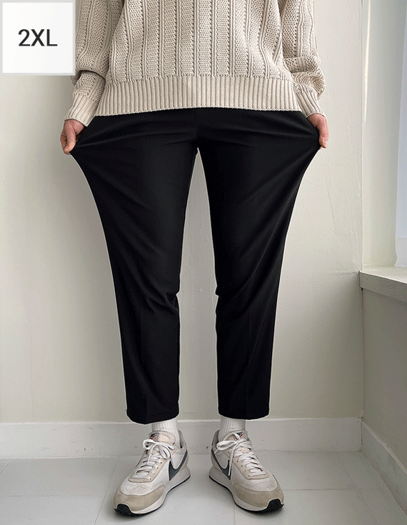 丈夫なスパンデックス起毛バンディングパンツ<br><font style=font-size:11px;color:#595959>S~2XL(28~38)<*font><br></font>