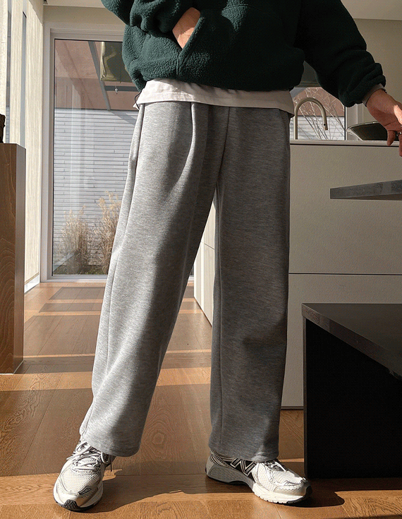 ヴィラボ起毛ピンタックトレーニングパンツ<br><font style=font-size:11px;color:#595959>M~XL(28~34)<*font><br></font>