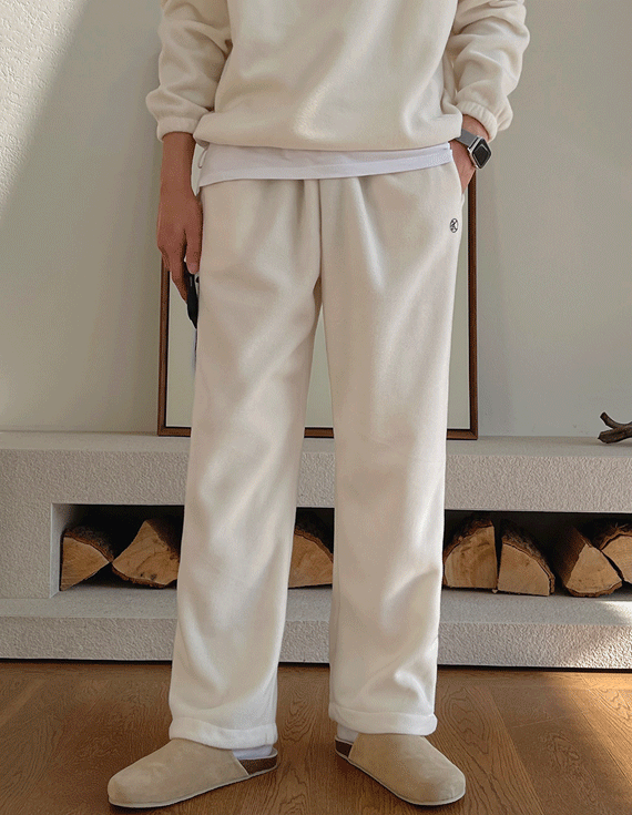 優しい男女共用フリースバンディングパンツ<br><font style=font-size:11px;color:#595959>フリーサイズ(30～34)<*font><br></font>