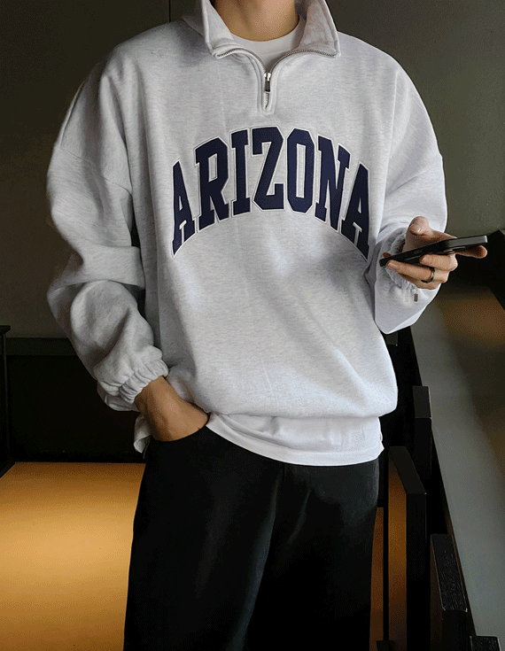 オーバーフィット AZ ストリング 起毛 アノラック<br><font style=font-size:11px;color:#595959>フリーサイズ(95～110)<*font><br></font>