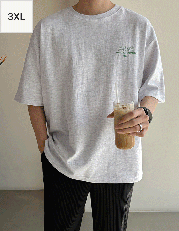 ビッグサイズランニングプリンティング半袖T<br> <font style=font-size:11px;color:#595959>XL～3XL(105～120)<*font></font>