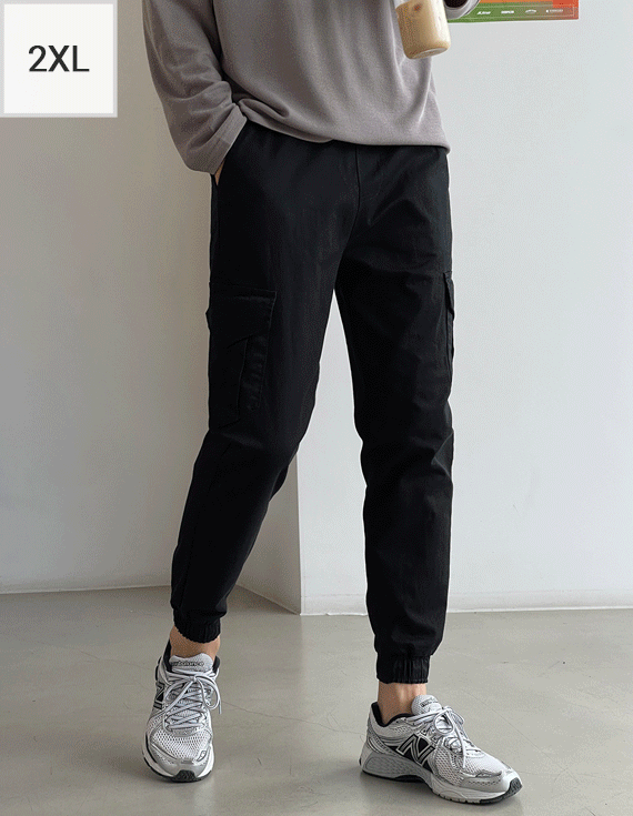テリカーコットンカーグジョガーパンツ<br><font style=font-size:11px;color:#595959>S～2XL(28～36)<*font><br></font>