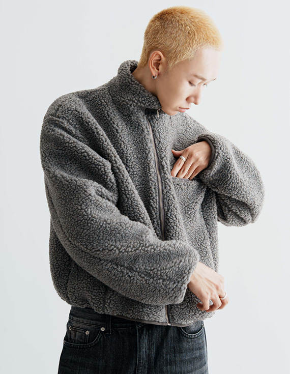 crop dumble fleece ジャケット 30910