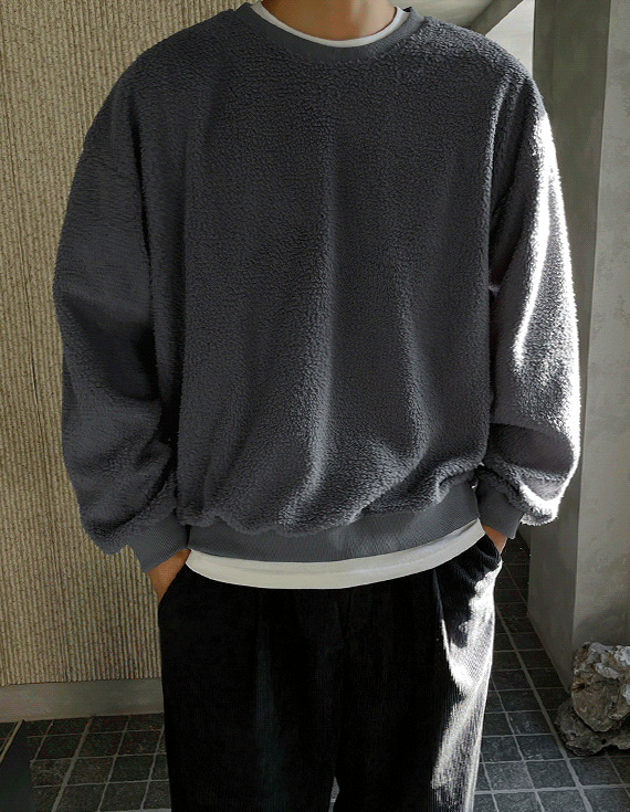 オーバーフィット企画レイヤードダンブルスウェット