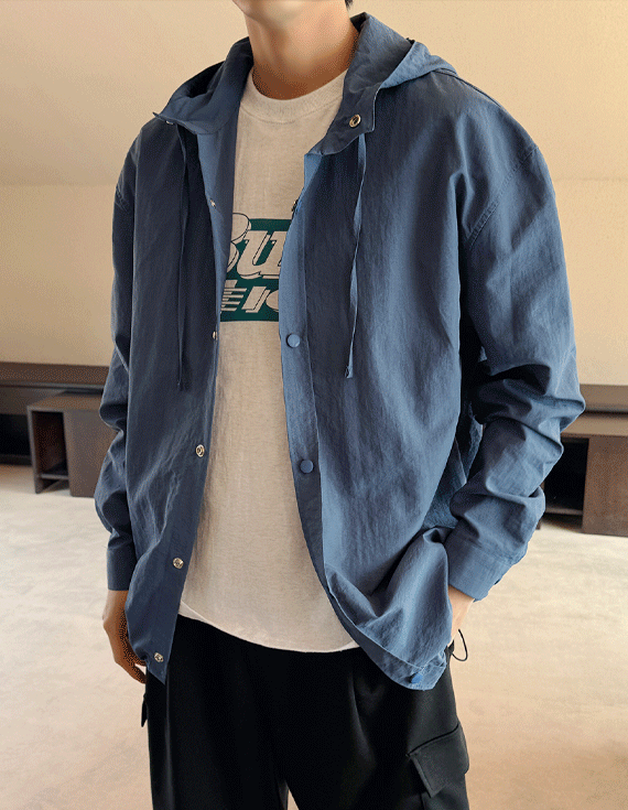 nylon hoody シャツジャケット 30151