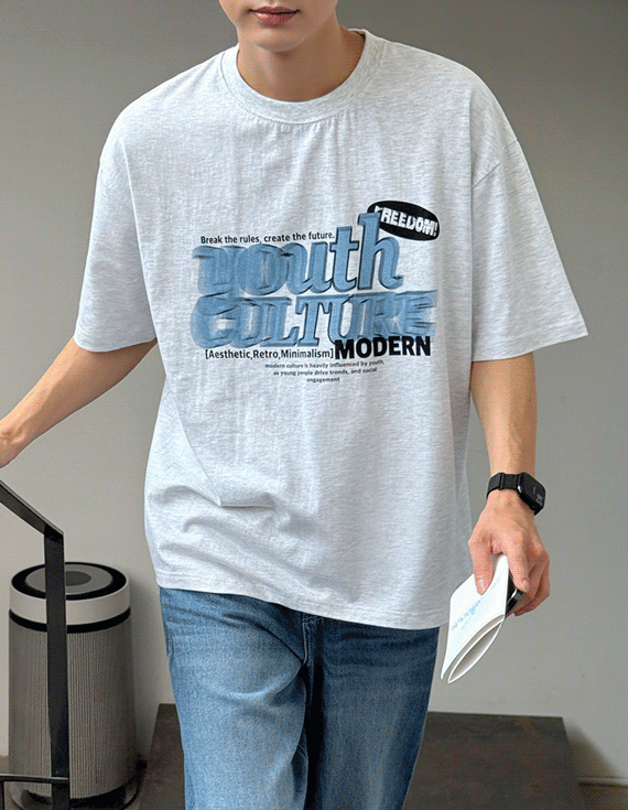 youth culture printing 半袖T 30365