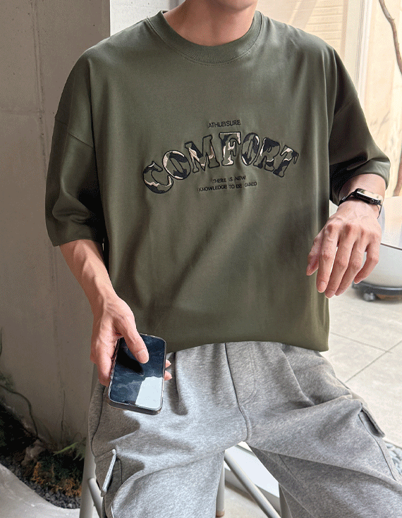 comfrot camo printing 半袖T 30367