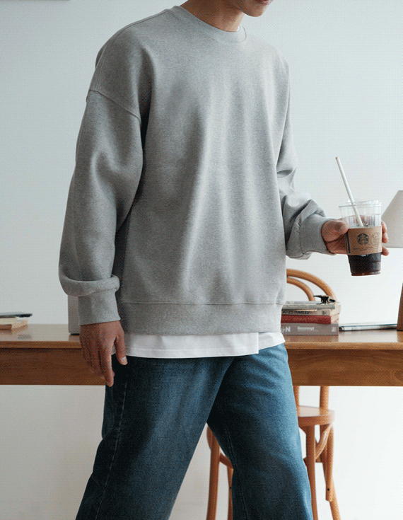 double face sweat shirts スウェット 30619