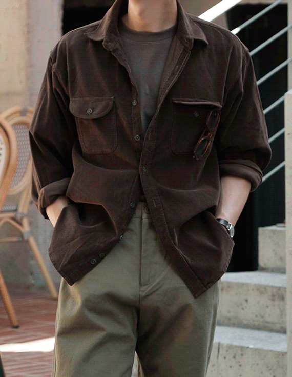 northwick coduroy シャツ 30657