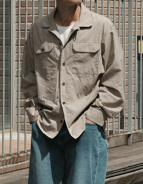 nerdy check チェックシャツ 30666