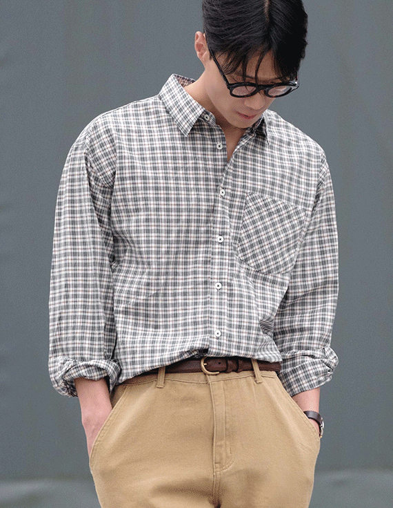vespar check シャツ 30704