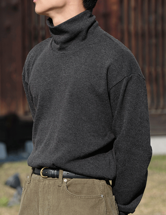 melting hairly tutle neck ニット 30797