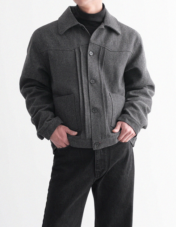 wester detail wool ジャケット 30868