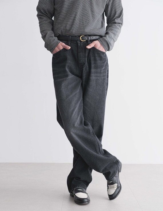 keyring black sand wide デニムパンツ 30878