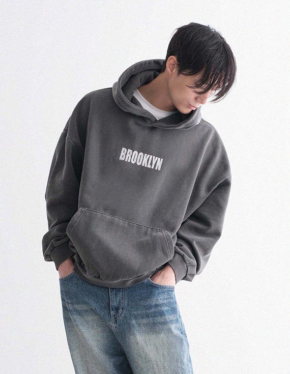 brushed pigment brook 起毛 フード 30886