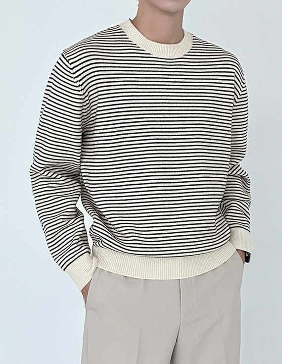 roxy round stripe ニット 30980