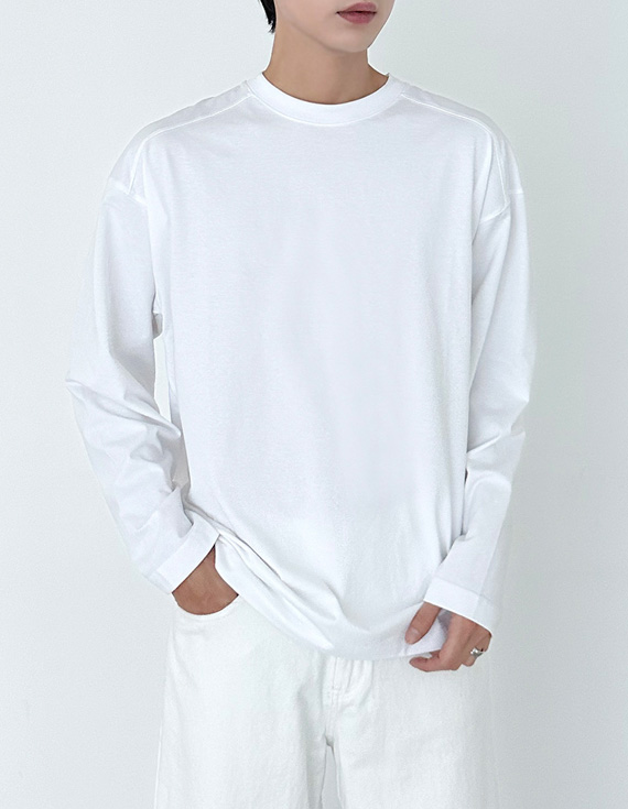 500コンパクトロングスリーブTシャツ30985