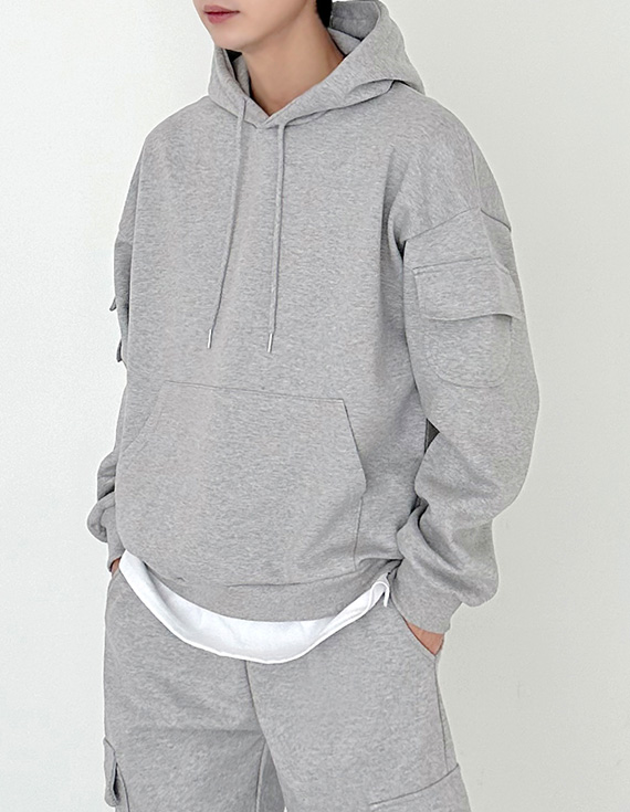 poket cargo hoody フードティーシャツ 31032