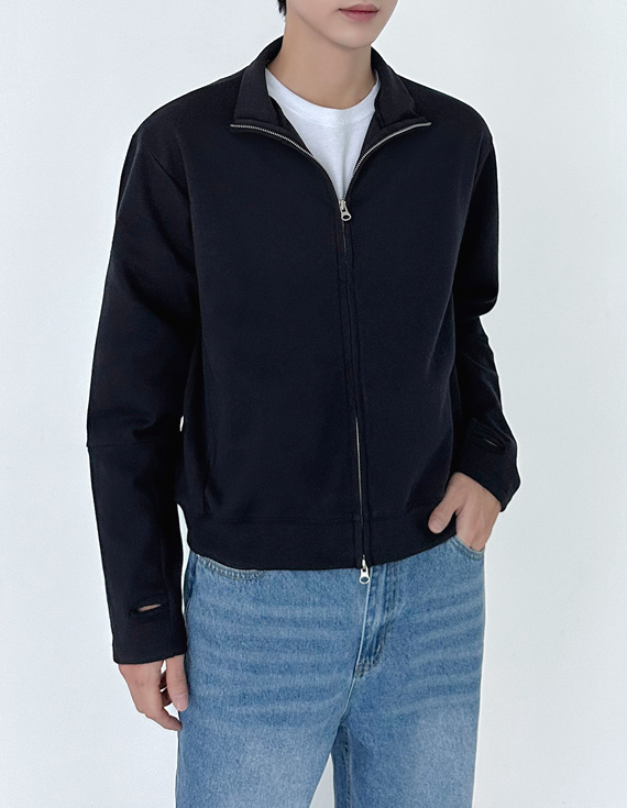 キンダーフィンガーホールジップアップスウェット31040