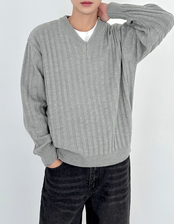 strucher crob V neck ニット 31041