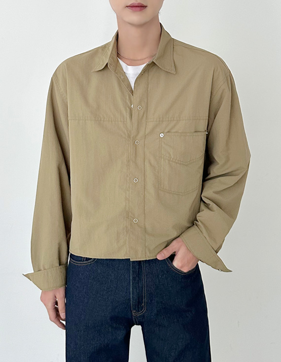 poket crob シャツジャケット 31060