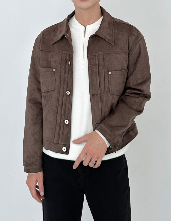 noble velour suede ジャケット 31109