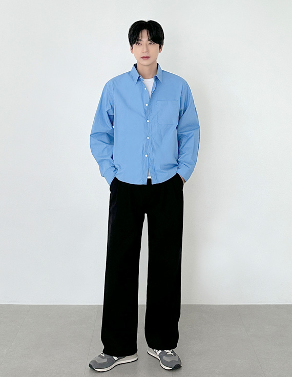 koi premium dense fabric crop シャツ 31148