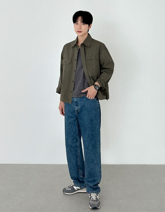 mark bio crop layer shirt ジャケット 31164