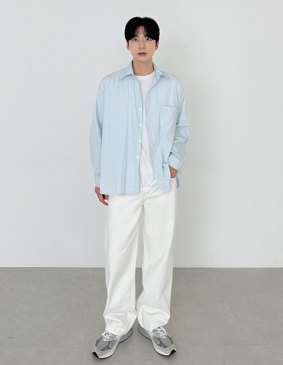 thomas relaxed over 長袖シャツ 31180