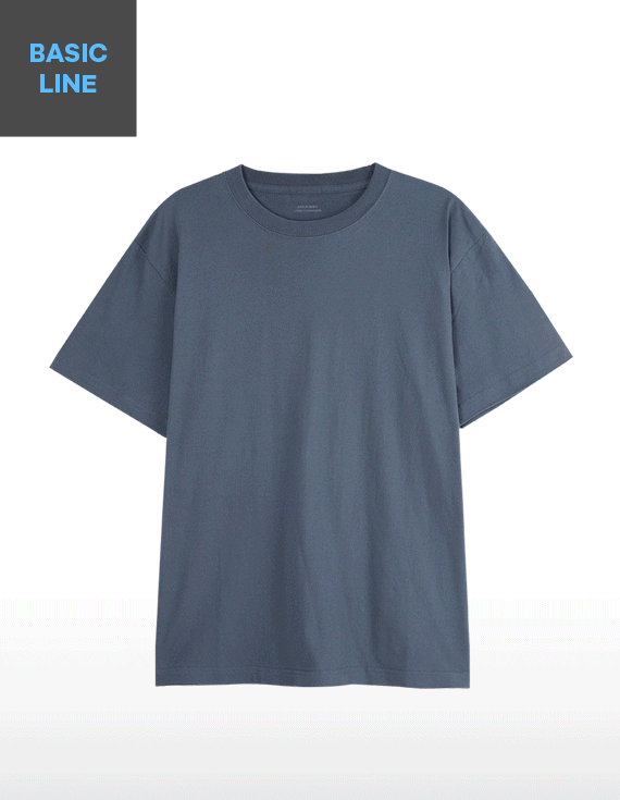 190g 高品質半袖T_平地ネイビー 31191