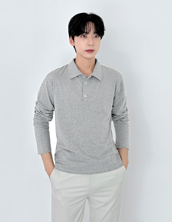 stretch texture flexible Tシャツ 31208