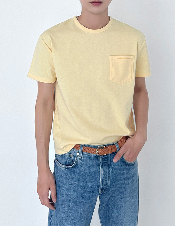 double pocket cozy 半袖T 31258