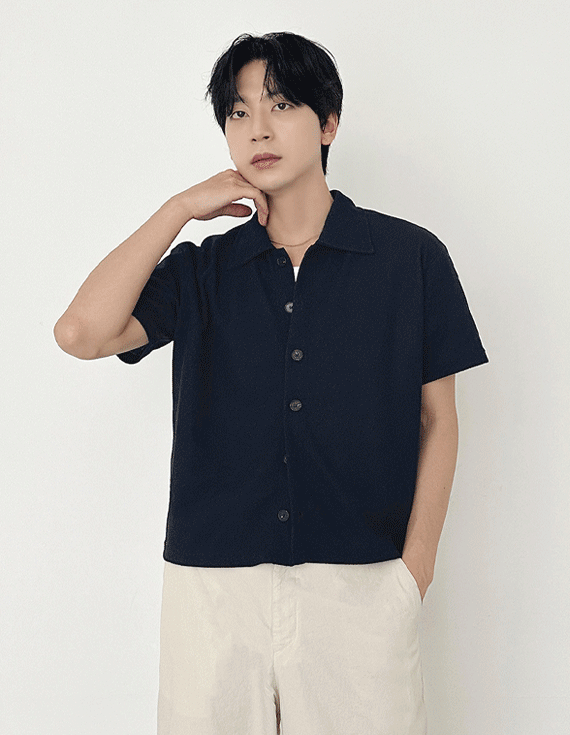 rudy cropped half 半袖 カーディガン 31264