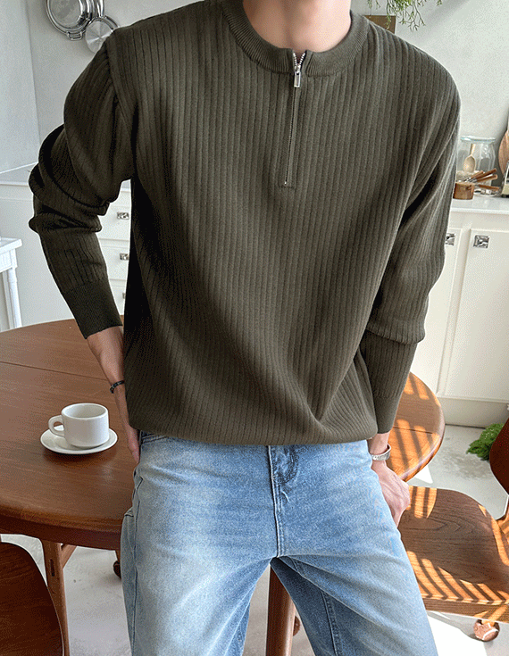 【コーディネート心配NO、基本】家ネックラウンドニット71438